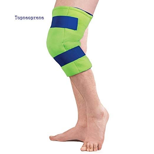 Knee Ice Pack Wrap for Injuries,Reusable Cold Compress Gel Pack Support