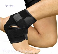 Breathable neoprene ankle support warp