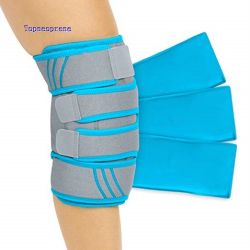 Knee Ice Pack Wrap - Cold/Hot Gel Compression Brace - Heat Support Strap for Arthritis Pain