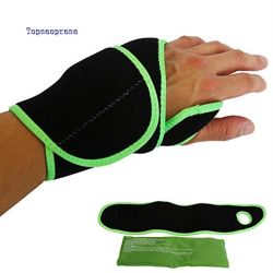 Wrist Ice Pack Wrap  Hand Support Brace with Reusable Gel Pack - Hot & Cold Therapy