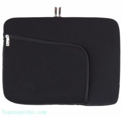 Custom neoprene latpop sleeve bag for MacBook Case Zipped Pocket