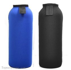 Custom neoprene water sport bottle case sleeve cooler carrying bag
