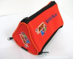 Customized stationary neoprene pencil case bag holder pouch