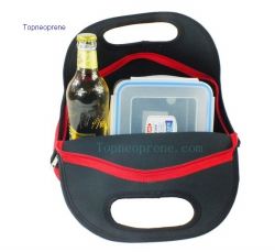 Custom neoprene lunch picnic bag cooler tote box case